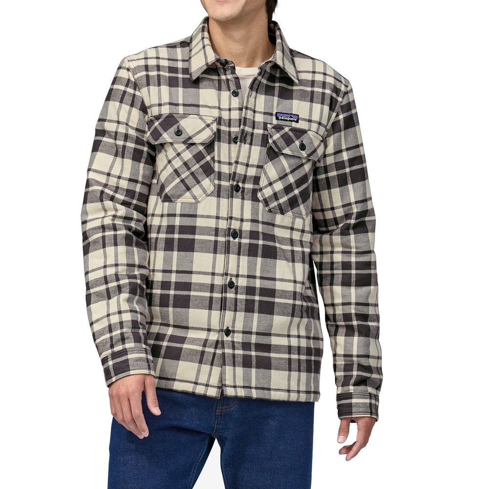 Men's Insulated Organic Cotton Midweight Fjord Flannel Shirt Image a