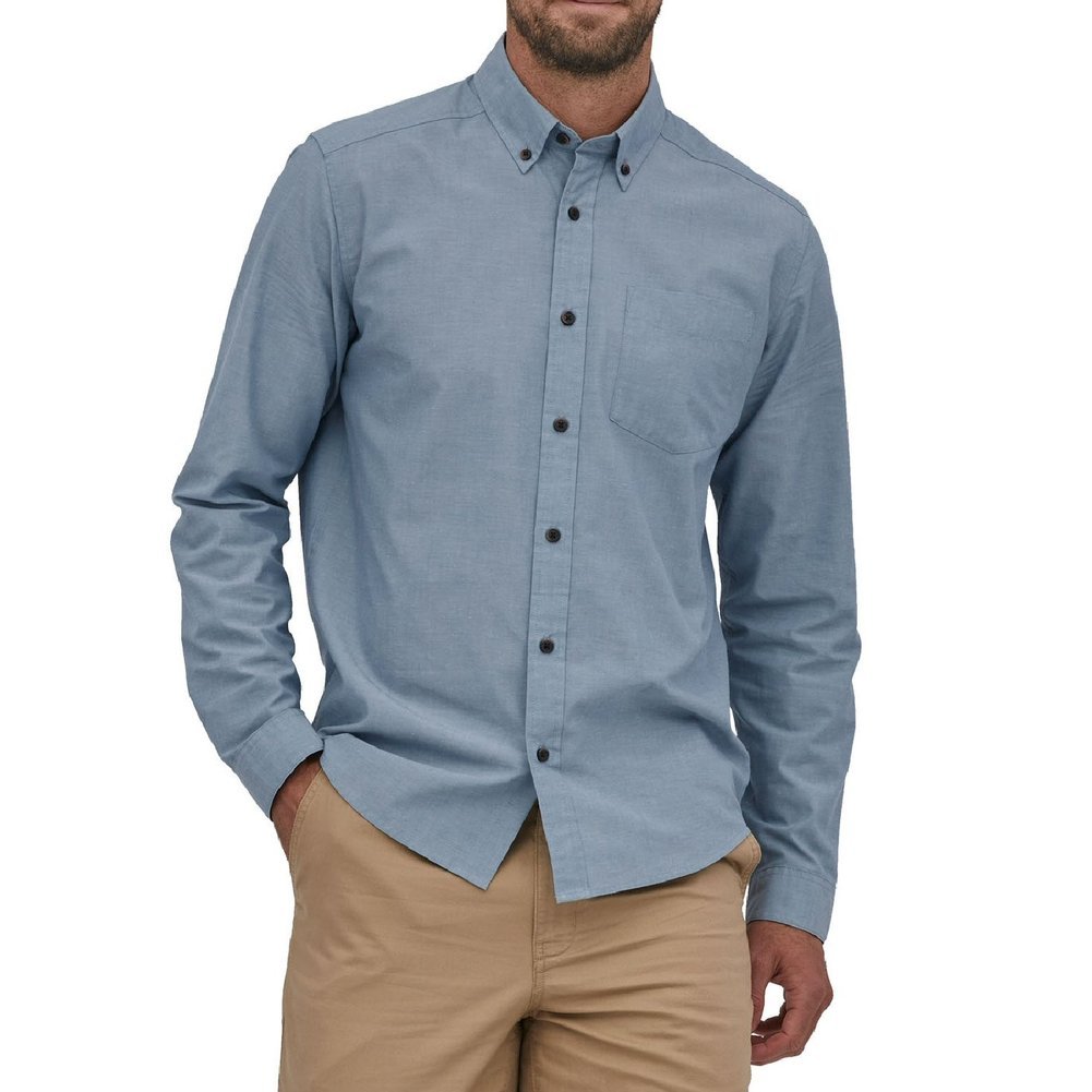 Men's Long-Sleeved Daily Shirt Image a