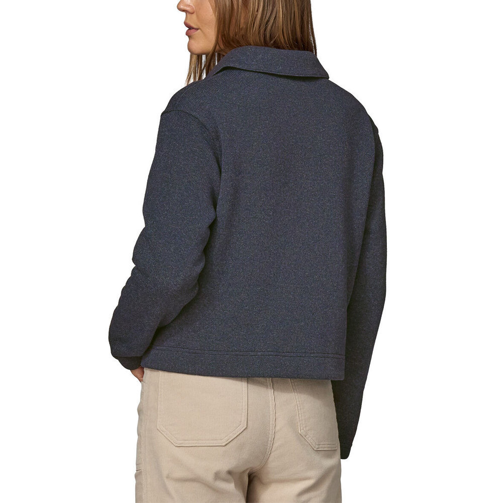 Women's Better Sweater Zippered Fleece Chore Jacket Image a