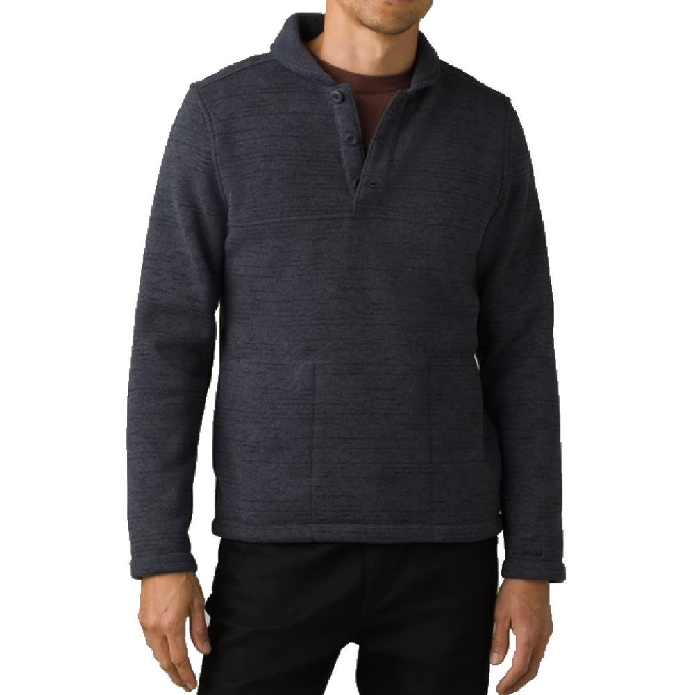 Men's Tri Thermal Threads Henley Top Image a
