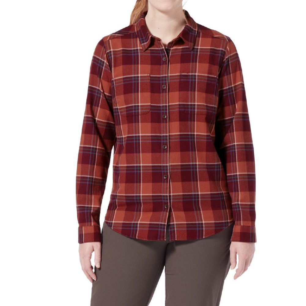 Women's Lieback Organic Cotton Flannel Shirt Image a