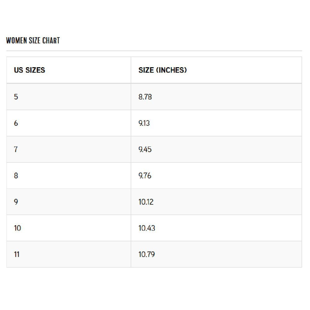 sanuk size chart