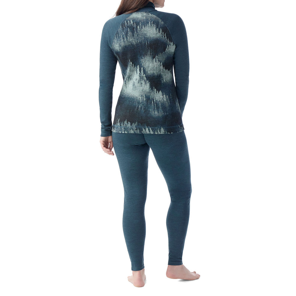 Women's Classic Thermal Merino Base Layer 1/4 Zip Top Image a