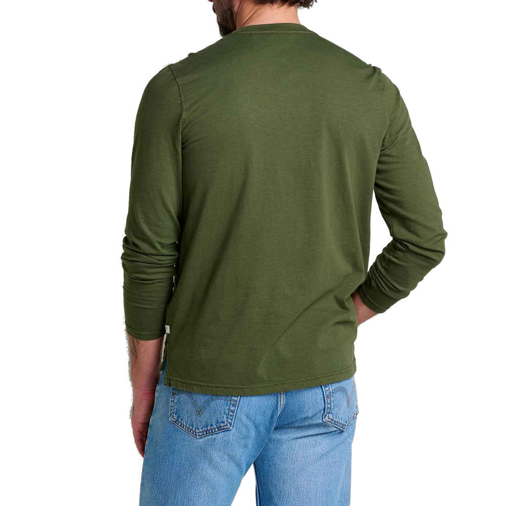 Men's Primo Long Sleeve Henley Shirt Image a