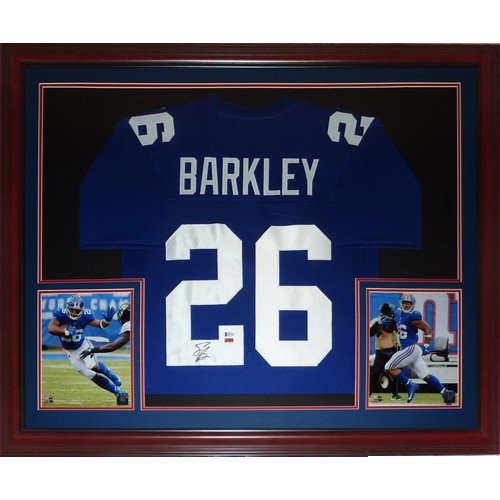 Framed Jason Pierre-Paul Autographed Signed New York Giants Jersey