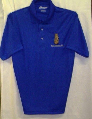 Adult Groundhog Golf Shirt 2x, 3x Sku# 481-2X Sku#482-3X 