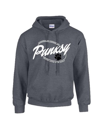 Adult Punxsy Felt Paw Hooded Sweatshirt 2X 3X Sku# 1164-2X Sku#1165-3X 
