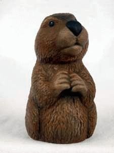 Ceramic Groundhog Statue Sku# 93 