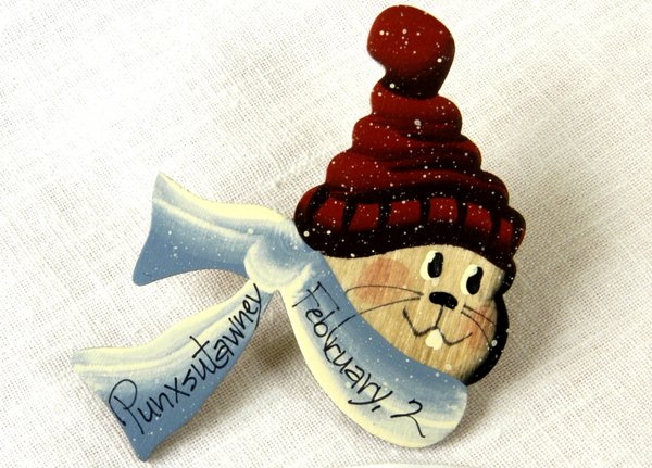 Gingerbread Angel Gone to Gobblers Knob Head Pin 48518572376349 (Gingerbread Angel)