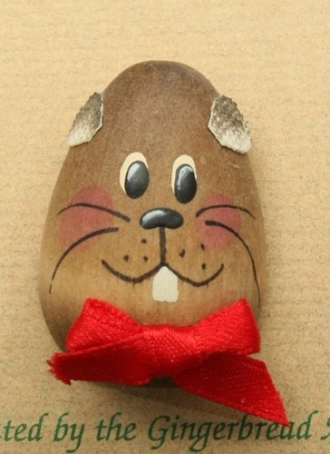 Gingerbread Angel Groundhog Pin - Egg 48518569820445 (Gingerbread Angel)
