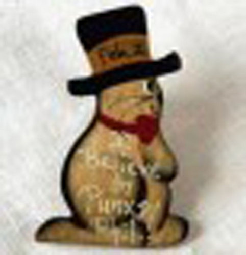 Gingerbread Angel I Believe in Punxsy Phil Pin 48518571360541 (Gingerbread Angel)