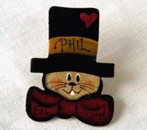 Gingerbread Angel Phil Top Hat Pin-3" 48518535381277 (Gingerbread Angel)