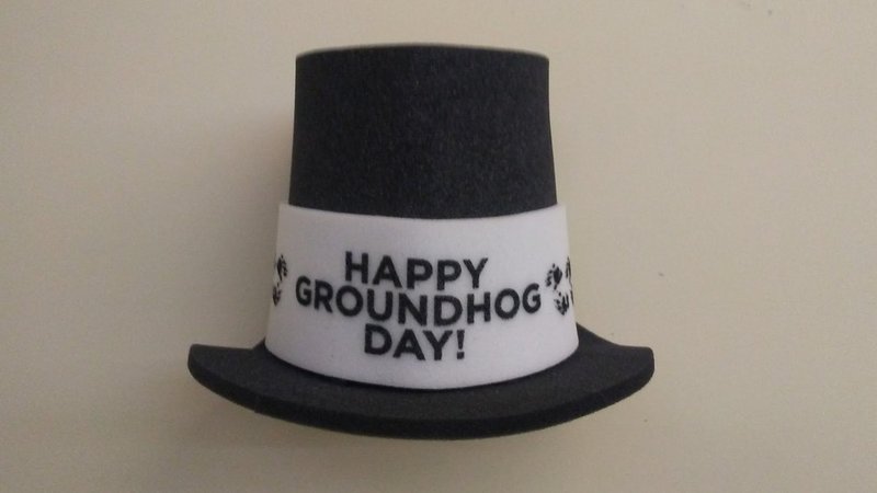 Happy Ghog Day Foam Tophat Sku#1832 
