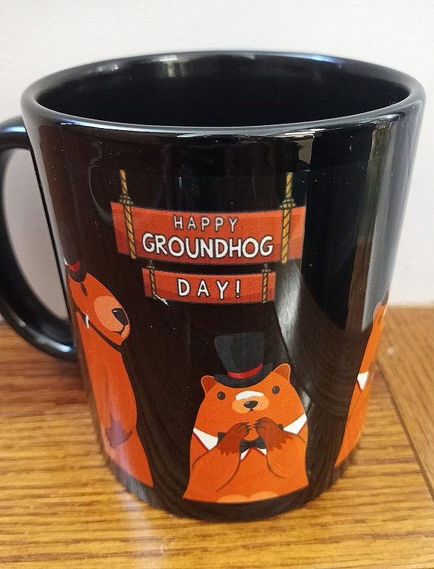 *Happy Groundhog Day Mug sku#2791 