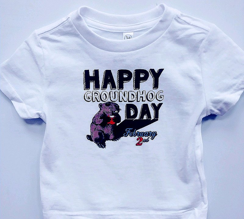 Infant Happy Ghog Day tshirt sku#2290-6mos sku#2291-12mos sku#2292-18mos 