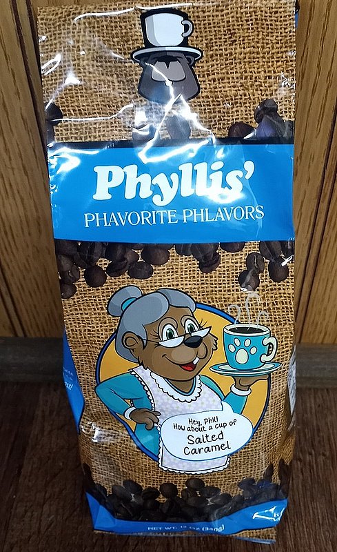 Phyllis Phavorite Philavor Ground Coffee Sku#2684-Chocolate Raspberry Sku#2685-French Vanilla Sku#2686-Salted Caramel- 