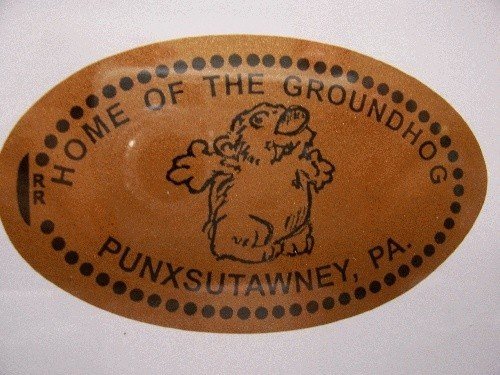 Pressed Penny-Home of the Groundhog Sku# 874 