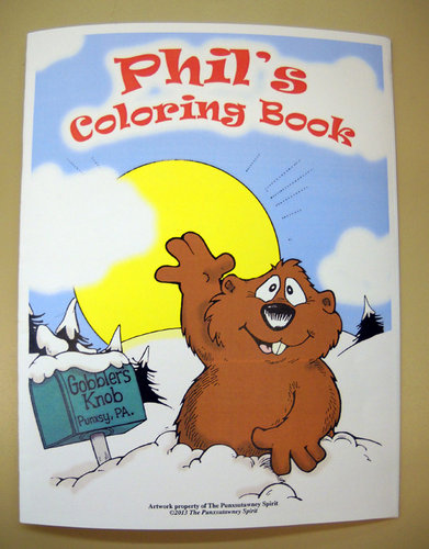 Punxsutawney Phil's Coloring Book Sku# 385 