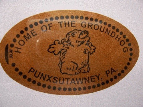 Punxsutawney Phil's Official Souvenir Shop Pressed Penny Home of Ghog 48518520471837 (Punxsutawney Phil's Official Souvenir Shop)