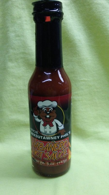 Punxsy Phil's Habanaro Hot Sauce Sku# 256 