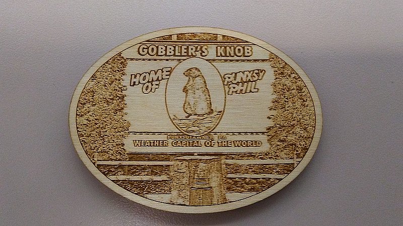 Souvenir Factory Inc. Gobbler's Knob Wooden Magnet 48518787399965 (Souvenir Factory Inc.)