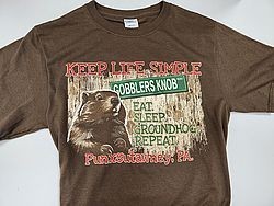 Standard Pennant, Co., Inc. Adult Ghog Keep Life Simple Tshirt 2X 48518632014109 (Standard Pennant, Co., Inc.)