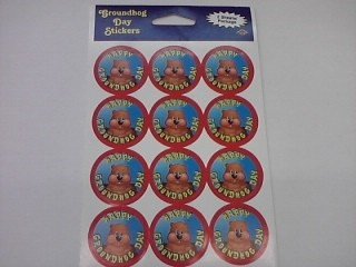 The Beistle Company Groundhog Day Sticker Pack 24 stickers 48518758236445 (The Beistle Company)