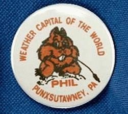 Weather Capital of the World Button Magnet