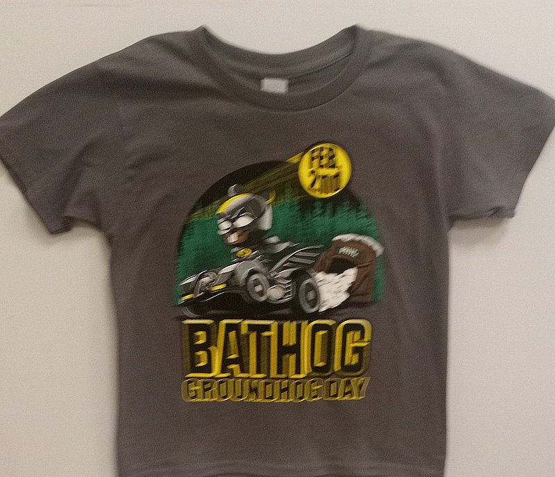 Youth BatHog Tshirt sku#2599-xsmall 5/6 sku#2600-small 6/8 sku#2601-medium 10/12 sku#2602-large 14/16 sku#2603-xlarge 18/20 