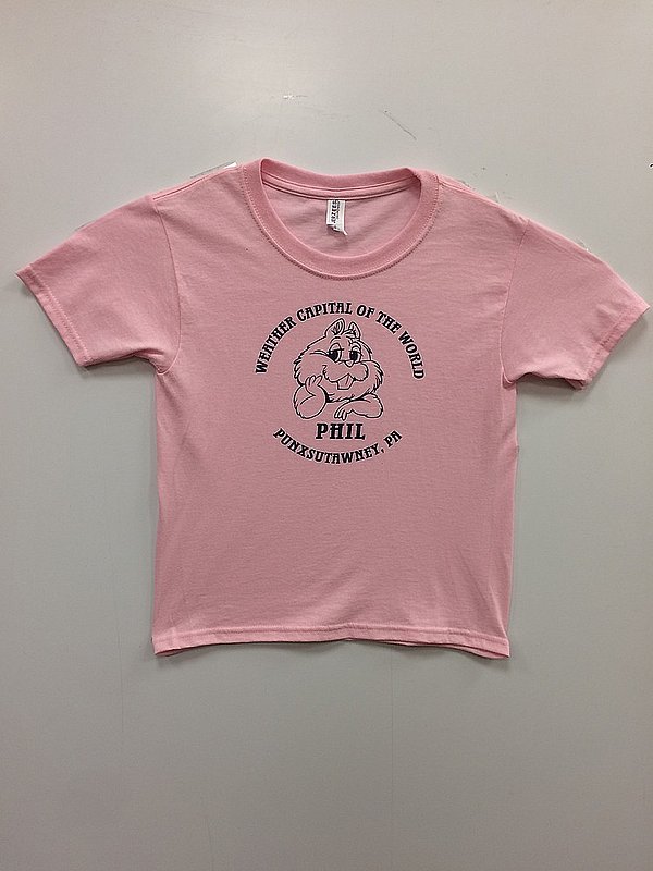 Youth weather cap tshirt Pink Sku #1865-small Sku#1866-med. Sku#1867-large 