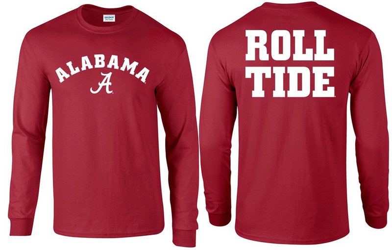 Alabama Crimson Tide Long Sleeve Tshirt P0005430/P0005431 