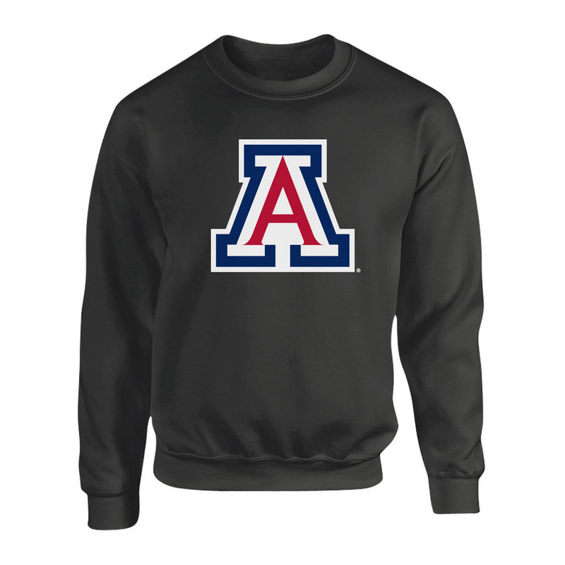 Arizona Wildcats Crewneck Sweatshirt Icon Heather Gray P0006407 