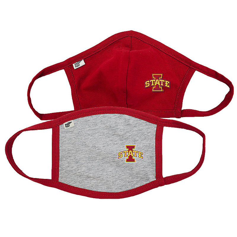 Blue 84 Iowa State Cyclones Face Covering 2 Pack 00000000BRXJ5  00000000BCPX4  (Blue 84)