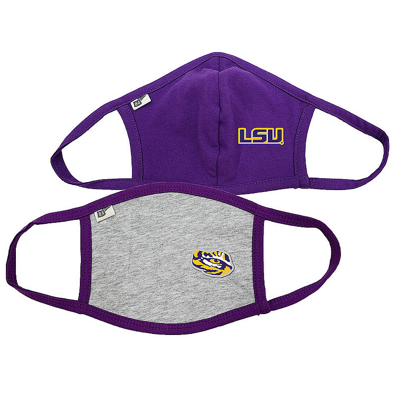 Blue 84 LSU Tigers Face Covering 2 Pack 00000000BC4CN 00000000BC4T8 (Blue 84)
