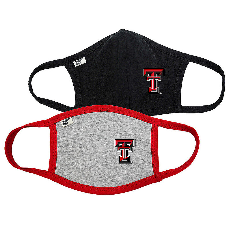 Blue 84 Texas Tech Red Raiders Face Covering 2 Pack 00000000BC4KK 00000000BRXH2  (Blue 84)