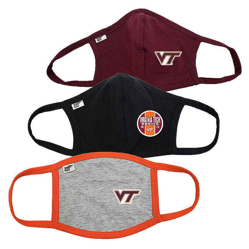 Virginia Tech Hokies Face Covering 3 Pack