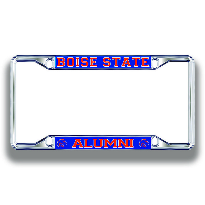 Boise State Broncos License Plate Frame Alumni