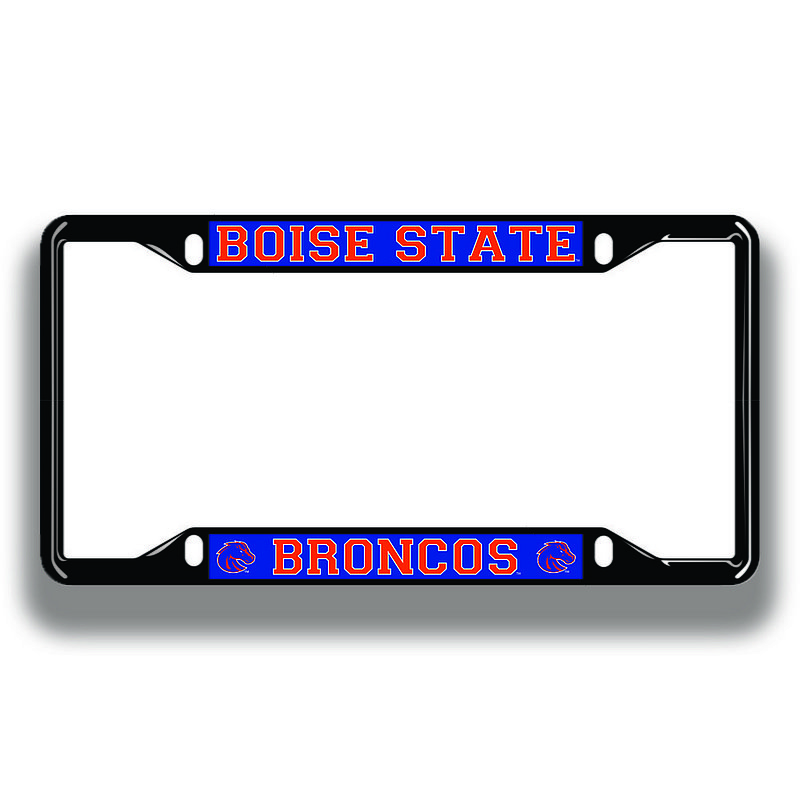 Boise State Broncos License Plate Frame Black