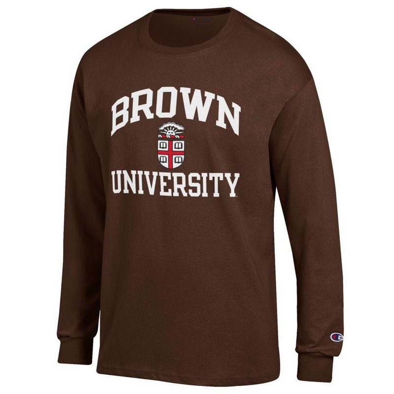 brown college sweatshirt