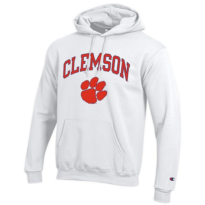 White clemson sweatshirt Clearance