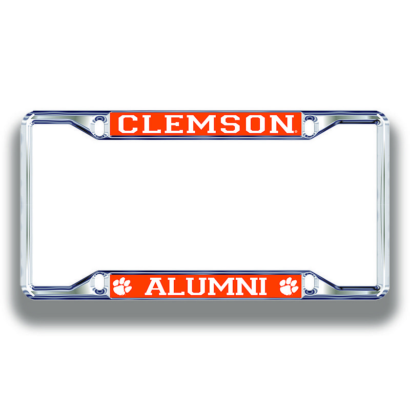 Clemson Tigers License Plate Frame Alumni