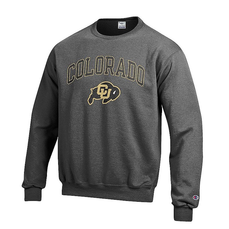 Colorado Buffaloes Crewneck Sweatshirt Varsity Charcoal
