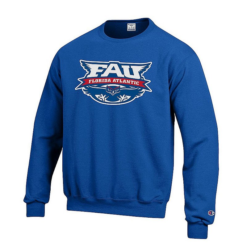 Florida Atlantic Owls Crewneck Sweatshirt Varsity Blue APC03001130 