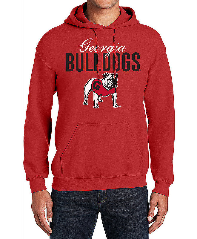 Georgia Bulldogs Hooded Sweatshirt Varsity Red Dawgs APC02960976 
