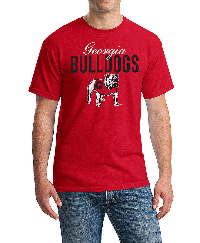 Georgia Bulldogs Tshirt Varsity Red Dawg