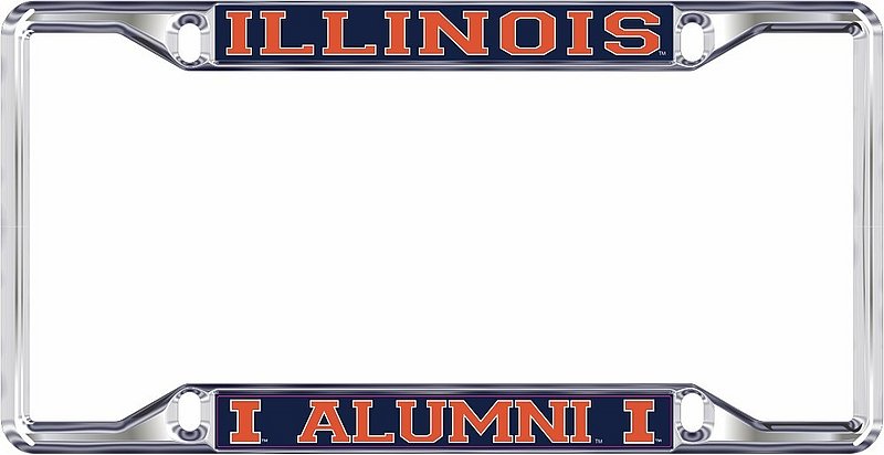 Illinois Fighting Illini License Plate Frame Alumni 14664 