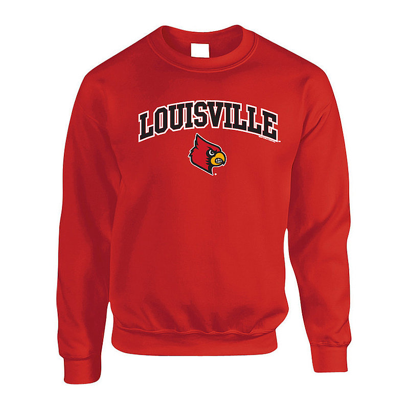 Louisville Cardinals Crewneck Sweatshirt Red LOUIS CHSC1429