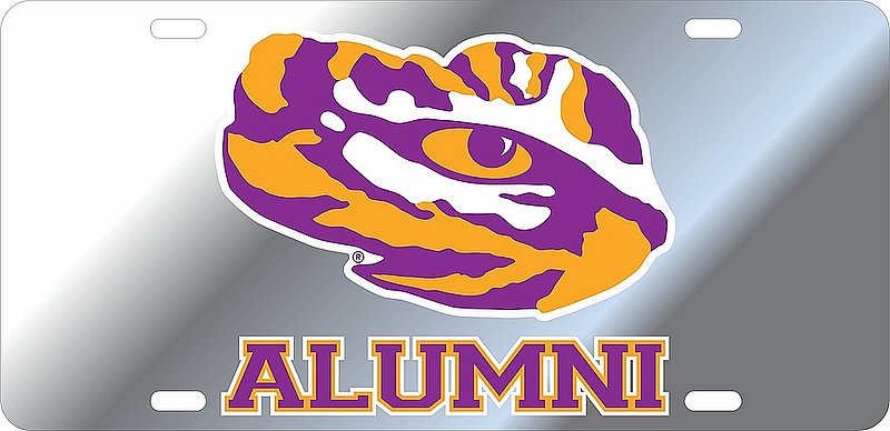 LSU Tigers License Plate Alumni