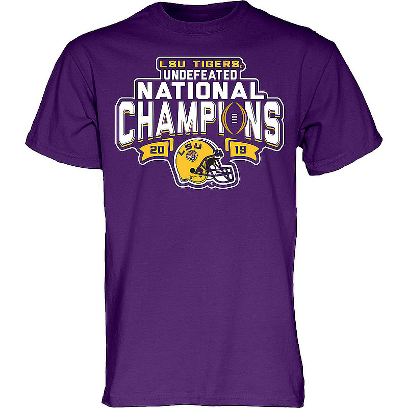 LSU Tigers National Championship Champs Tshirt 2019 - 2020 Football ...