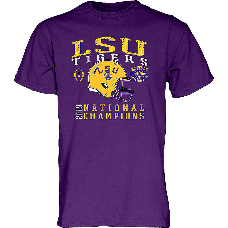 Elite Fan Shop Clemson Tigers National Champs Tshirt 20182019 White Helmet Sports & Outdoors